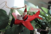 Santa in a Red Plane